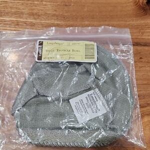 Longaberger Small Triangle Bowl Liner In Sage